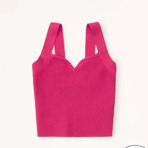Abercrombie Ottoman Sweetheart tank in pink